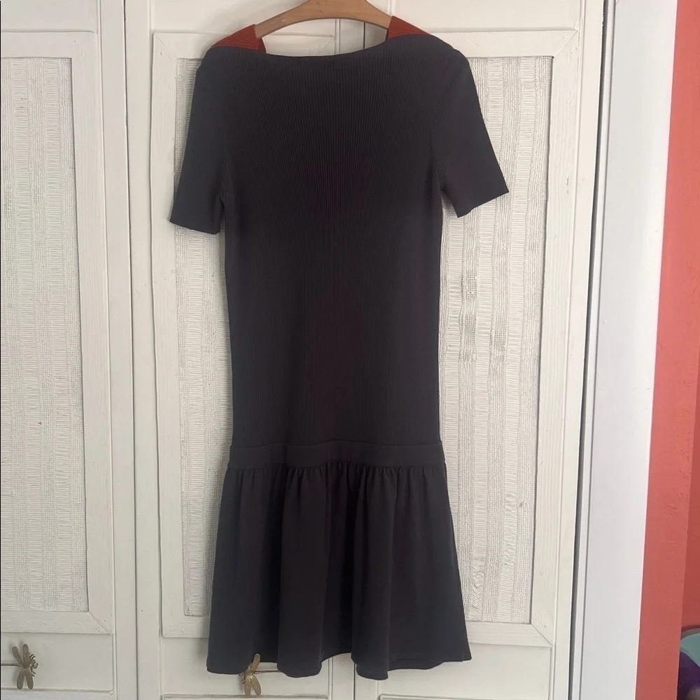 CHANEL Black Short Sleeve Dress